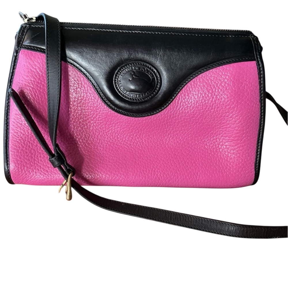Dooney and Burke Black Leather Shoulder Bag